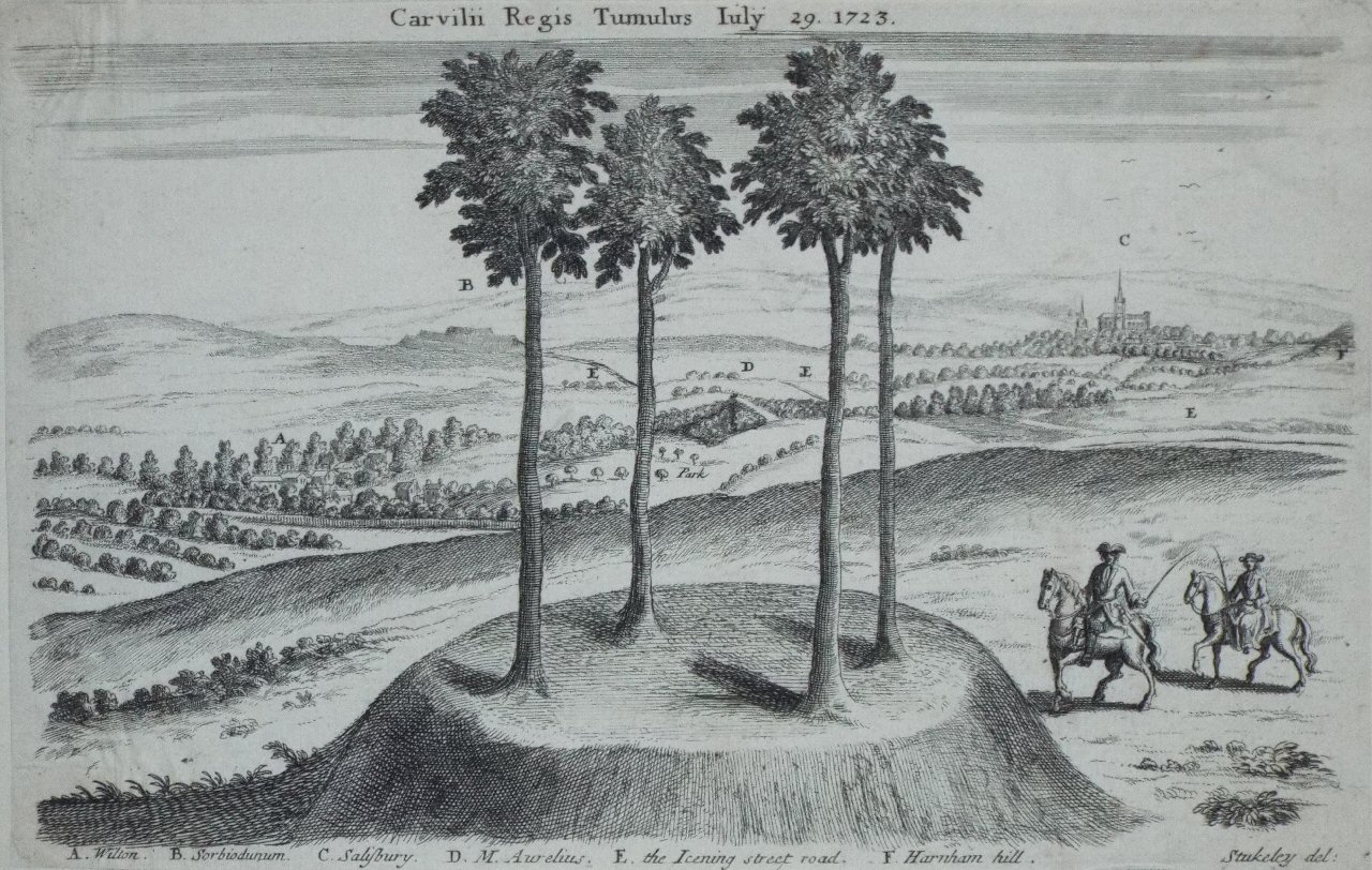 Print - Carvilii Regis Tumulus July 29. 1723.